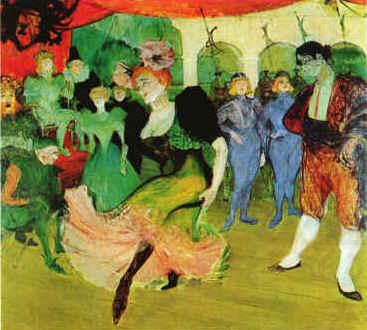 Henri  Toulouse-Lautrec Dance to the Moulin Rouge china oil painting image
